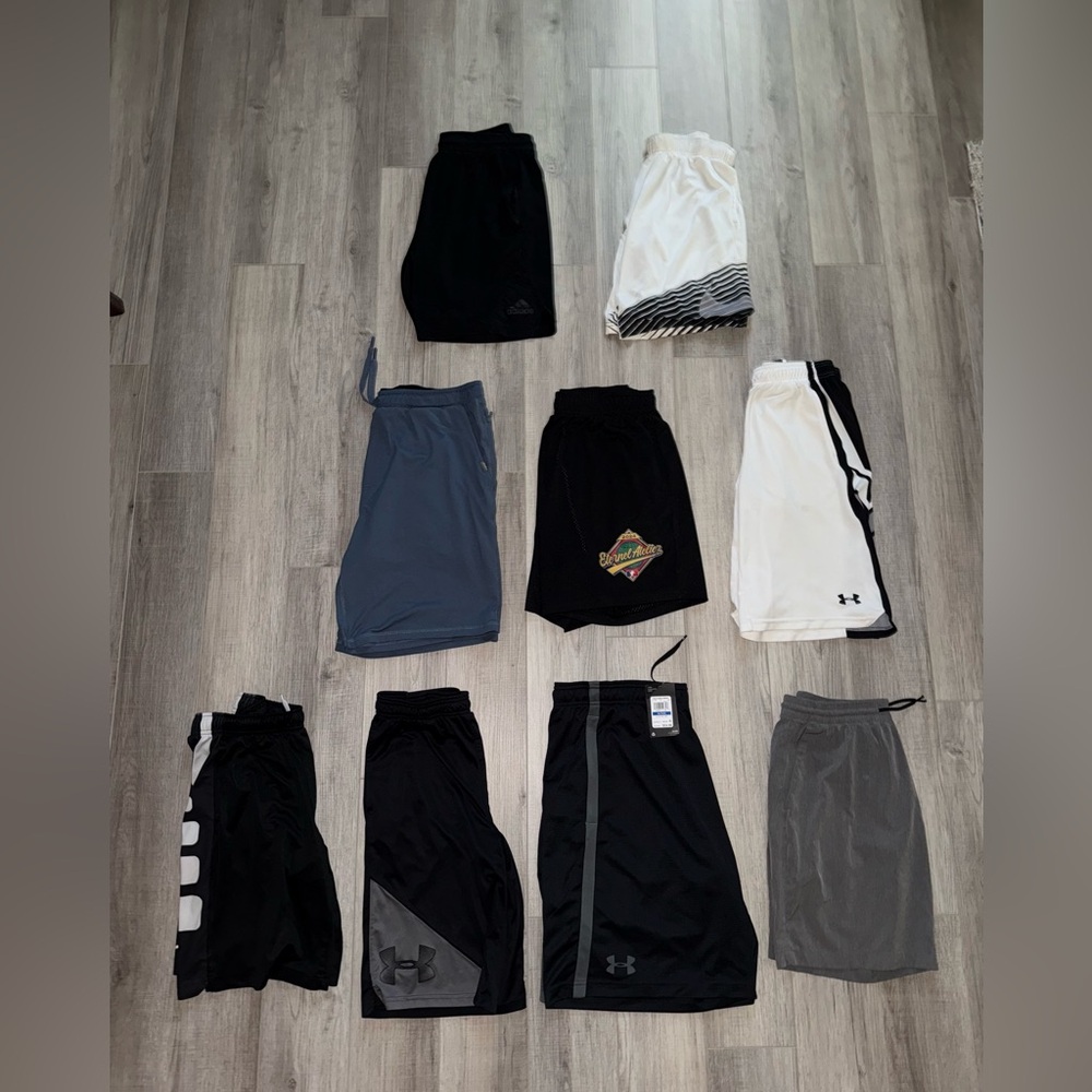 Thrifted athletic shorts